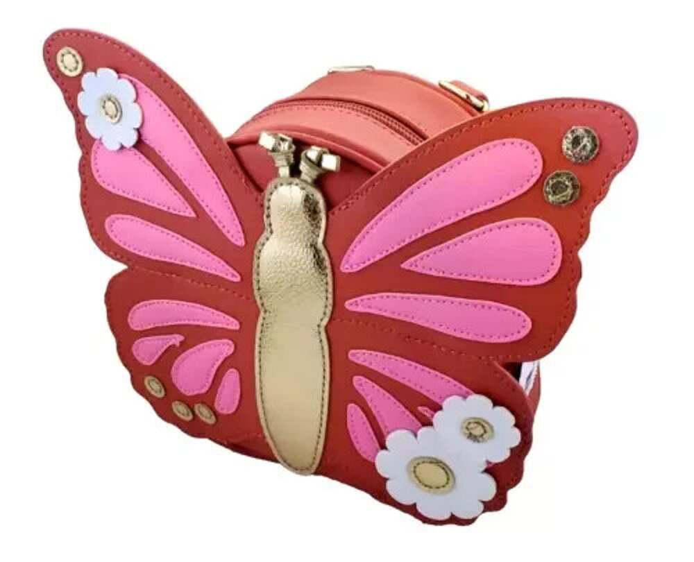 Bath & Body Works BUTTERFLY Backpack Cosmetic Bag PINK travel small
